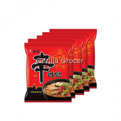 Nongshim Shin Ramyun Multi 5pcs (Korea Imported)