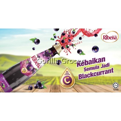 Ribena Blackcurrant Fruit Cordial Drink - 600ml
