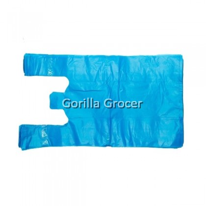 Plastic Bag - Blue - with handle - 13 x 16 inch - 350g 