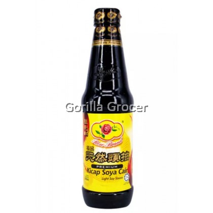 Kicap Soya Cair (Light Soya Sauce) - Rose Brand - 600ml